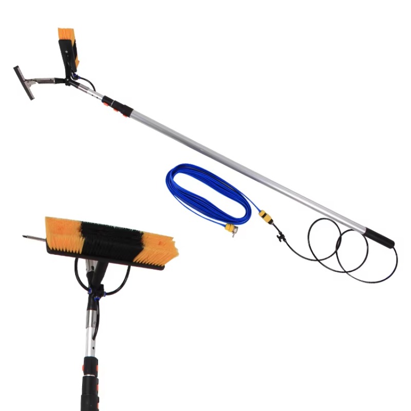 Fishing Rod Telescopic - Cepillo de Limpieza para Paneles Solares,