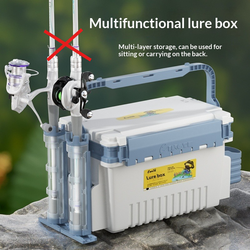 Fishing Rod Holder - Caja de Pesca Multifuncional, Caja para