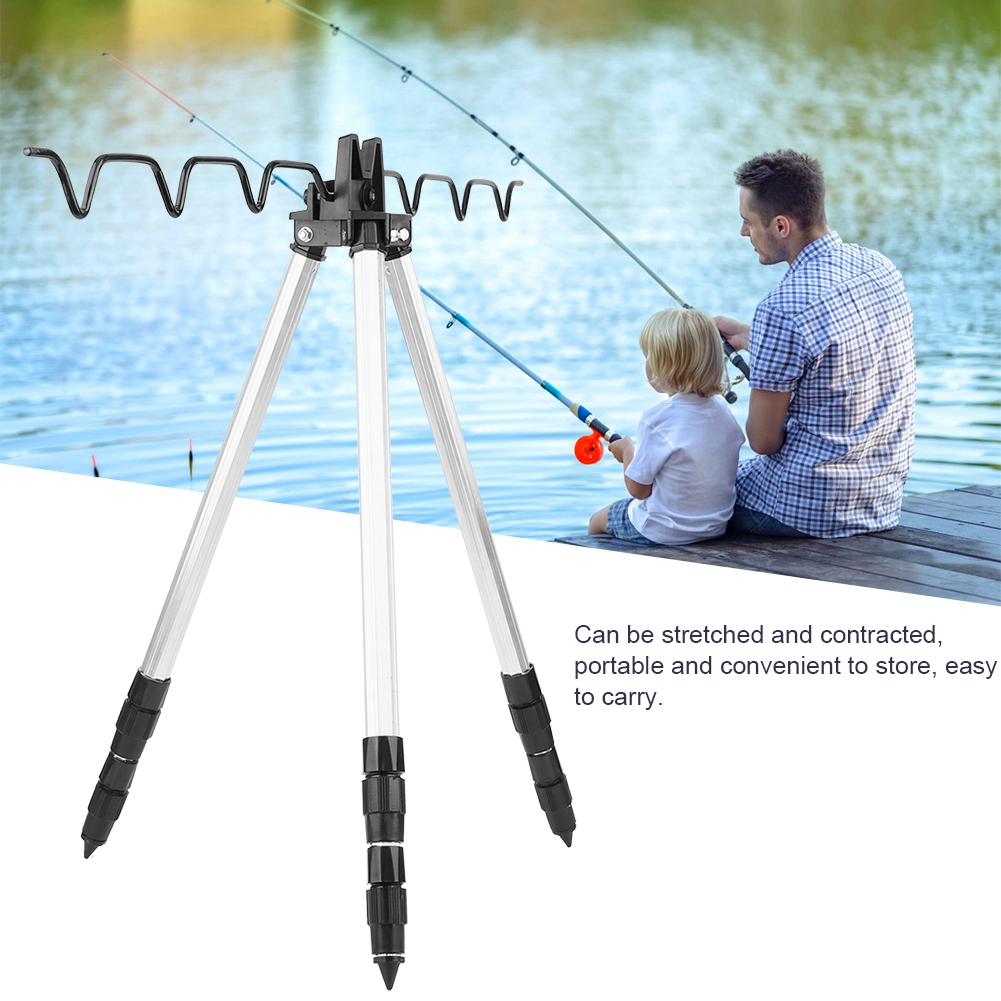 Fishing Rod Telescopic - Soportes de trípode para cañas de