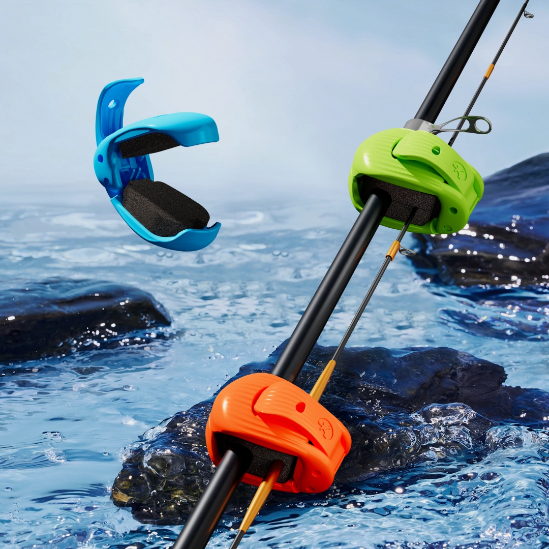 Fishing Rod Travel - Clip de sujeción rápida para caña