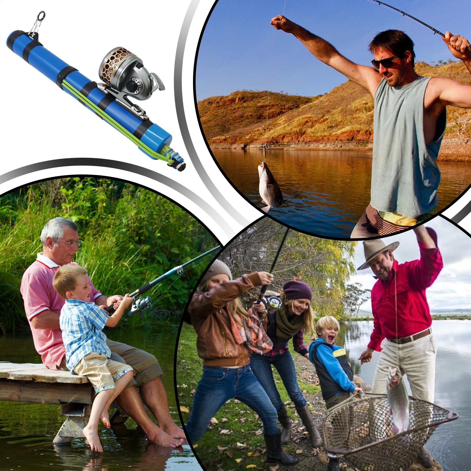 Caña de pescar con diseño de t - Fishing Rod Travel reseña y precio