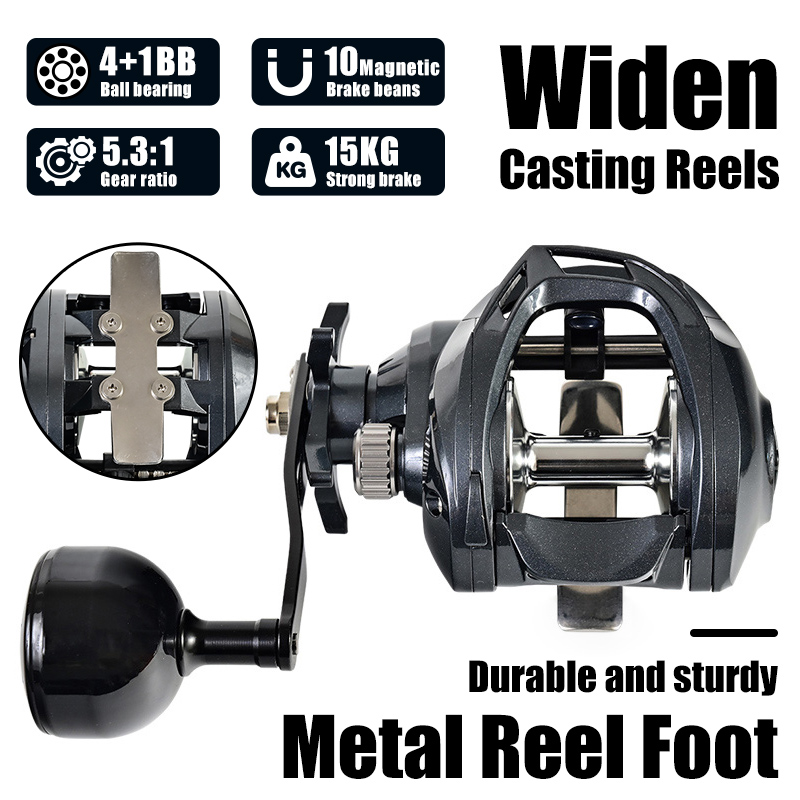 Cuerpo Ancho, Gran Capacidad,  - Abu Garcia Reel Max reseña y precio