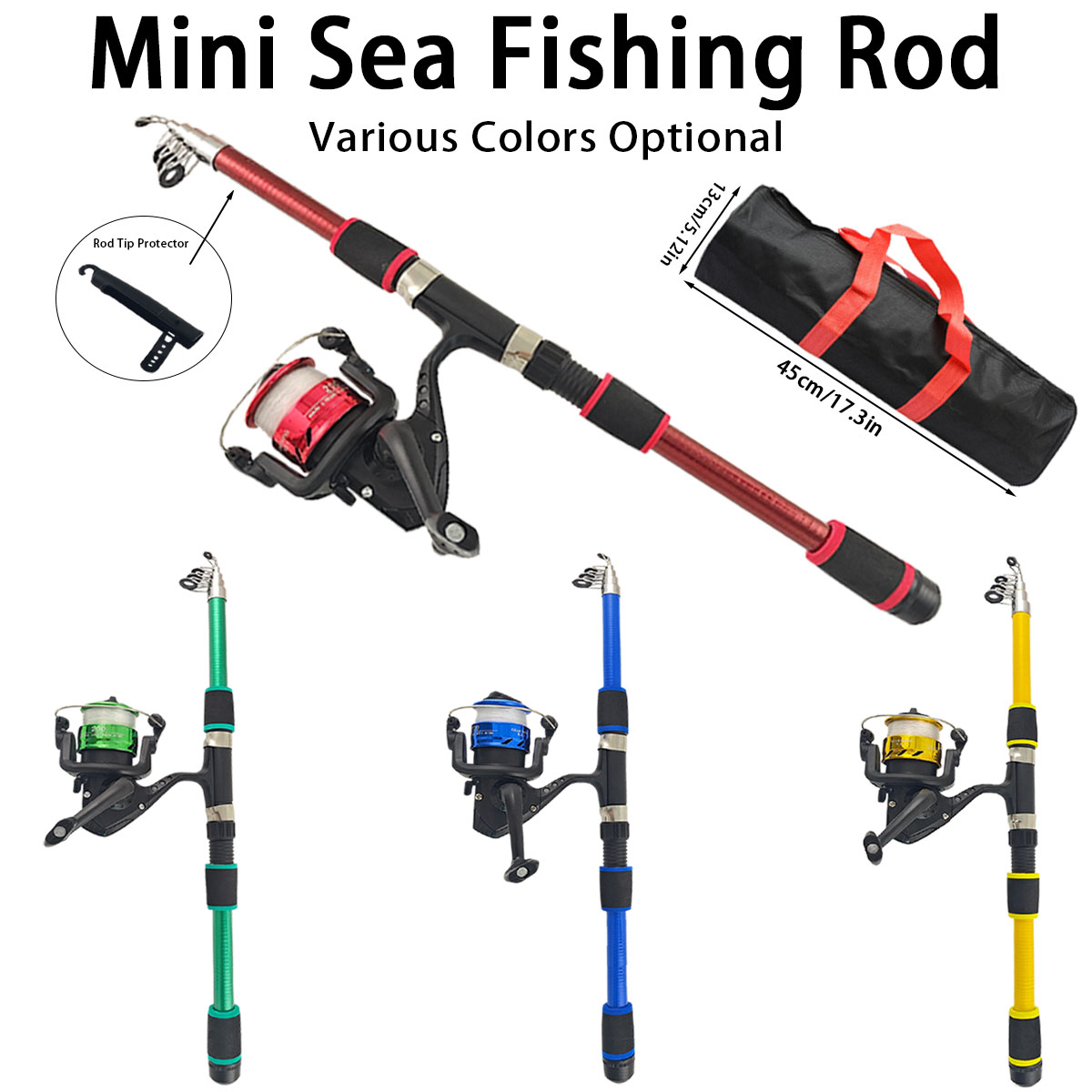 Combo de Caña de Pescar Telesc - Fishing Rod Combo reseña y precio