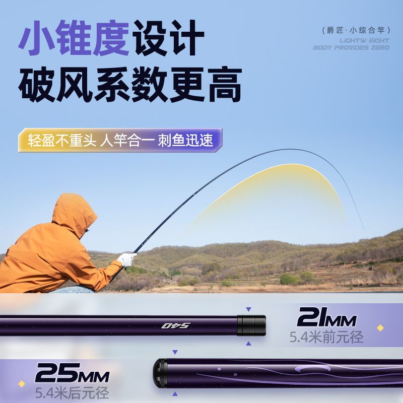 Caña de Pescar Ultraligera de  - Fishing Rod Telescopic reseña y precio