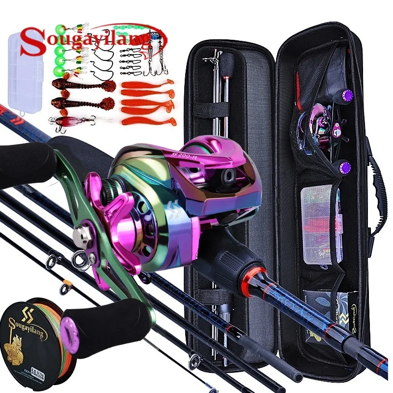 Cañas y carretes de pesca Soug - Fishing Rod Combo reseña y precio