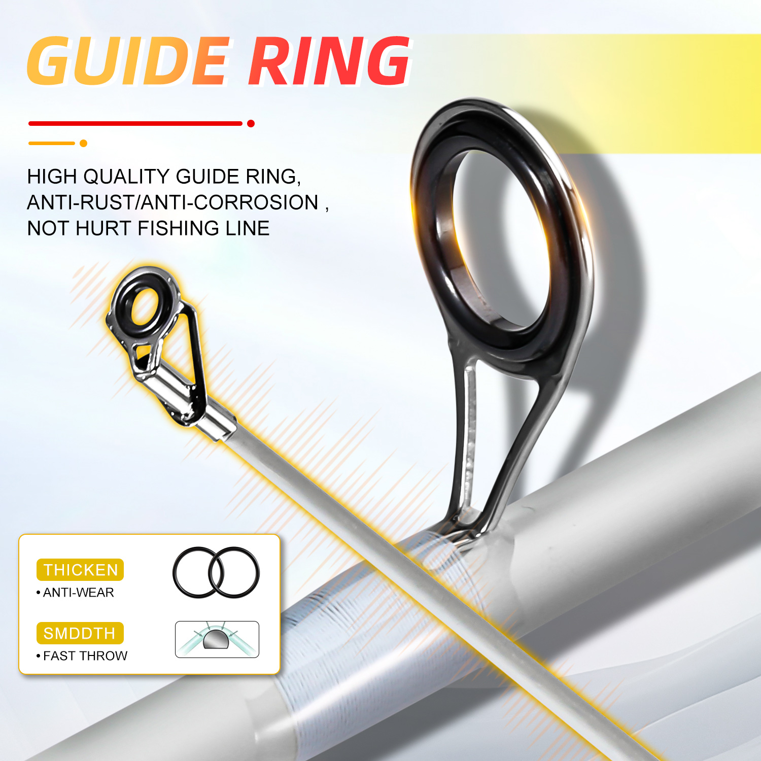 Sougayilang, caña de pescar gi - Fishing Rod Spinning reseña y precio