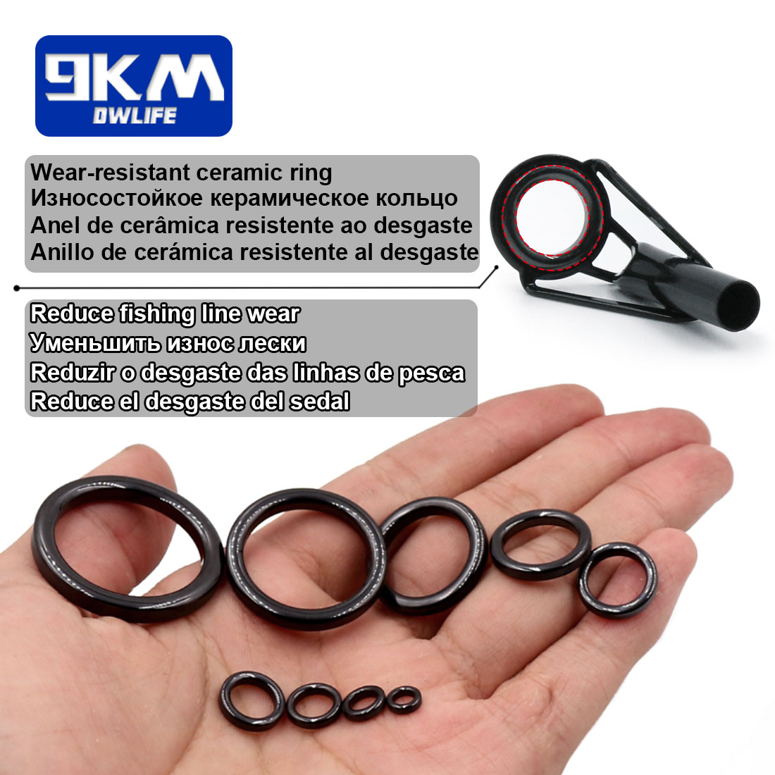 Kit de reparación de guías de  - Fishing Rod Guide Replacement reseña y precio
